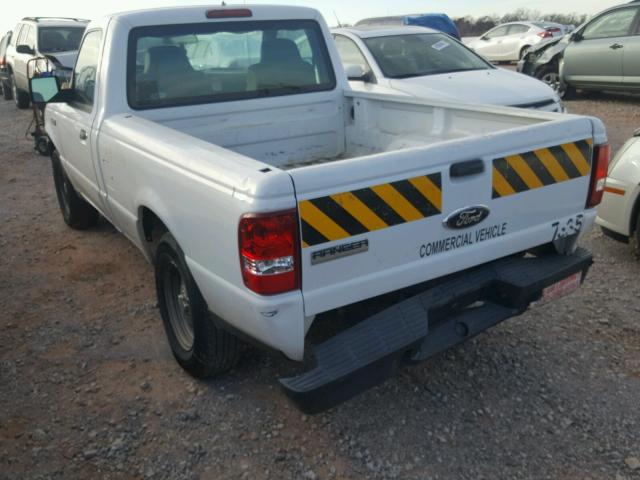 1FTYR10D86PA79595 - 2006 FORD RANGER WHITE photo 3