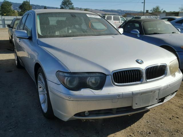 WBAGL63482DP54778 - 2002 BMW 745 I SILVER photo 1