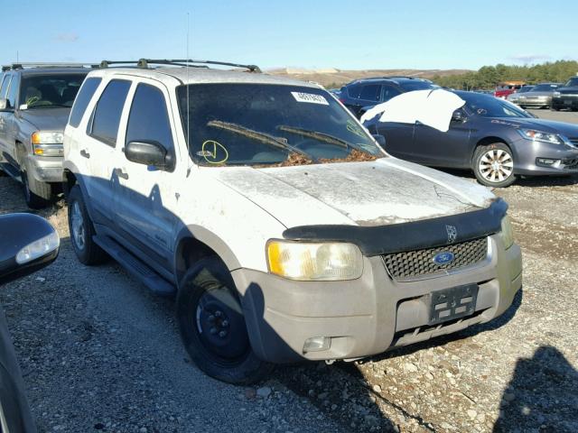 1FMYU04191KB53391 - 2001 FORD ESCAPE XLT WHITE photo 1