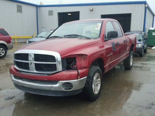 1D7HU18N96J112561 - 2006 DODGE RAM 1500 S RED photo 2