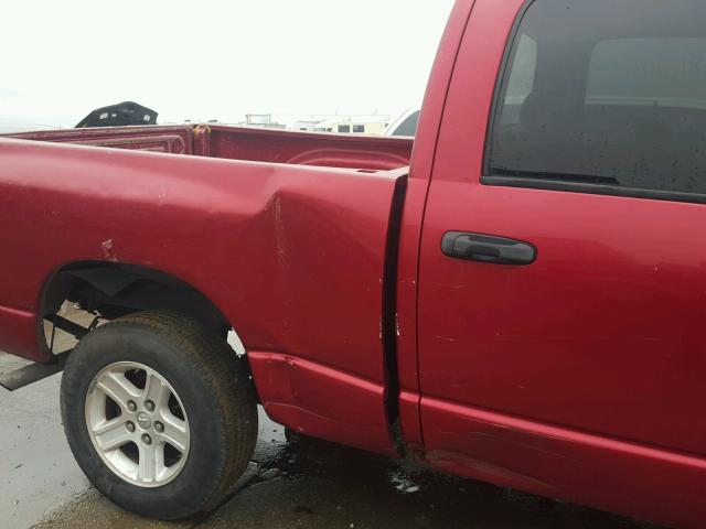 1D7HU18N96J112561 - 2006 DODGE RAM 1500 S RED photo 9