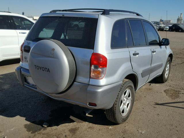 JTEGH20V430118325 - 2003 TOYOTA RAV4 SILVER photo 4