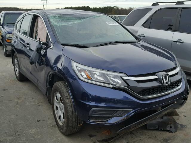 3CZRM3H35FG702177 - 2015 HONDA CR-V LX BLUE photo 1