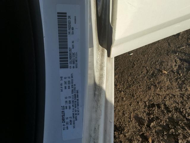 1B3LC46B69N519527 - 2009 DODGE AVENGER SE WHITE photo 10