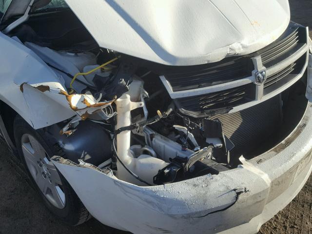 1B3LC46B69N519527 - 2009 DODGE AVENGER SE WHITE photo 9