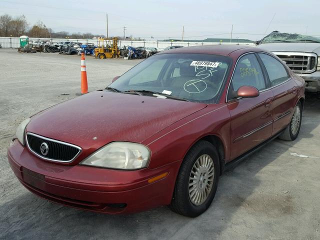 1MEFM50U21A643992 - 2001 MERCURY SABLE GS RED photo 2