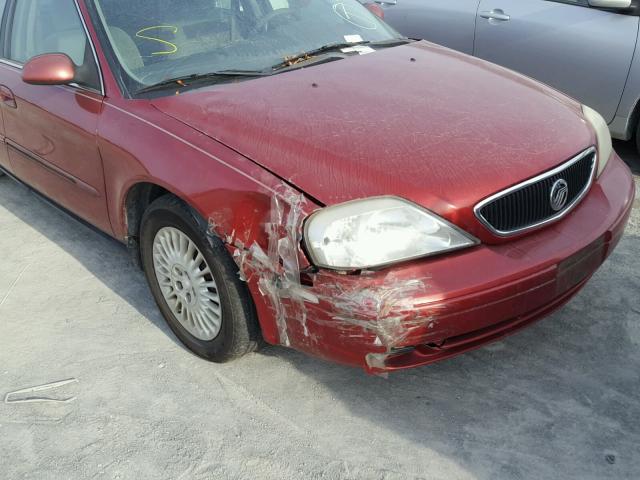 1MEFM50U21A643992 - 2001 MERCURY SABLE GS RED photo 9