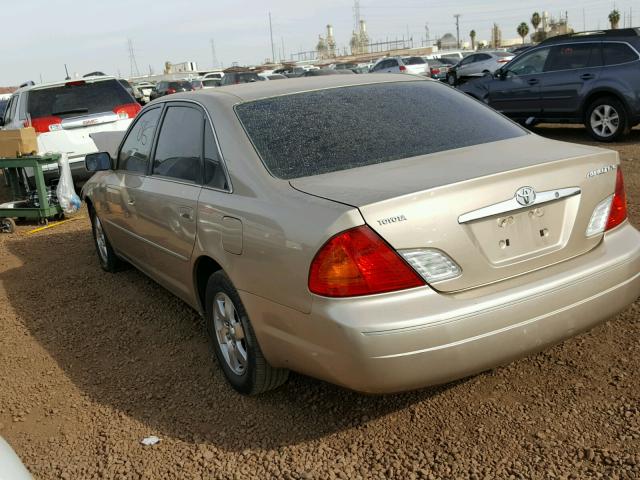 4T1BF28B32U254950 - 2002 TOYOTA AVALON XL TAN photo 3