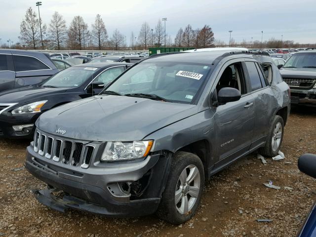 1C4NJCBA1CD530470 - 2012 JEEP COMPASS SP GRAY photo 2