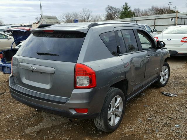 1C4NJCBA1CD530470 - 2012 JEEP COMPASS SP GRAY photo 4