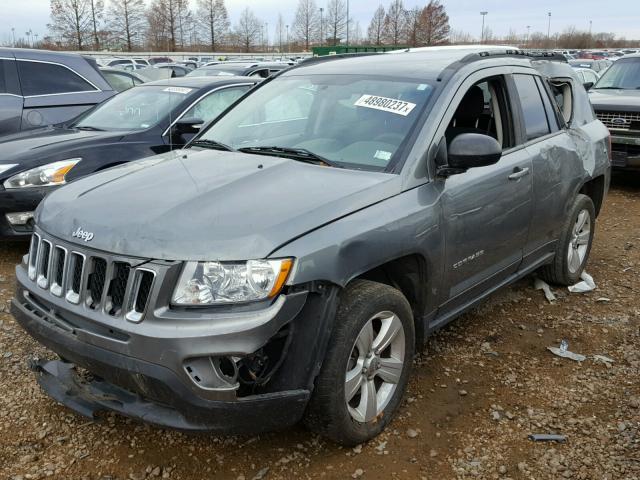 1C4NJCBA1CD530470 - 2012 JEEP COMPASS SP GRAY photo 9