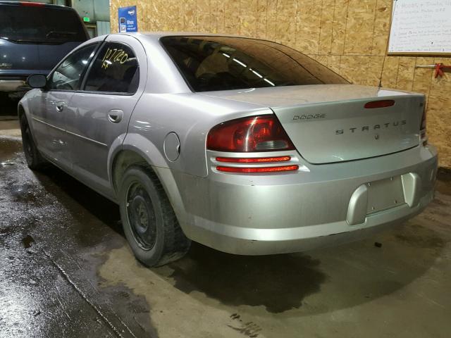 1B3EL46XX6N116912 - 2006 DODGE STRATUS SX SILVER photo 3