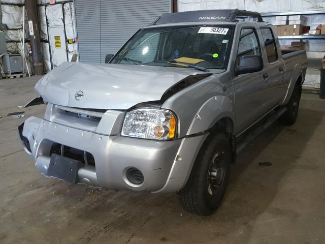 1N6ED29X54C458141 - 2004 NISSAN FRONTIER C SILVER photo 2