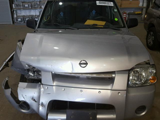 1N6ED29X54C458141 - 2004 NISSAN FRONTIER C SILVER photo 7