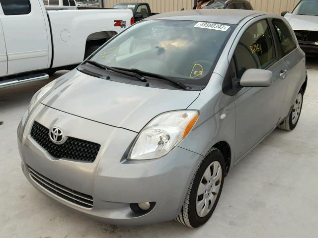 JTDJT923175124539 - 2007 TOYOTA YARIS GRAY photo 2