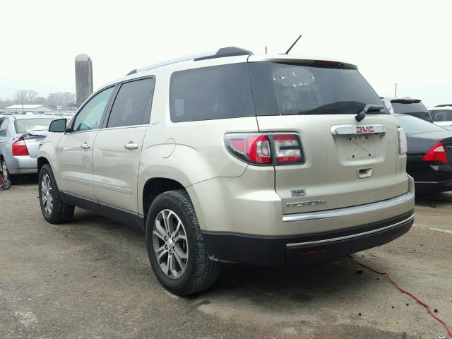 1GKKRSKD4GJ275048 - 2016 GMC ACADIA SLT GOLD photo 3