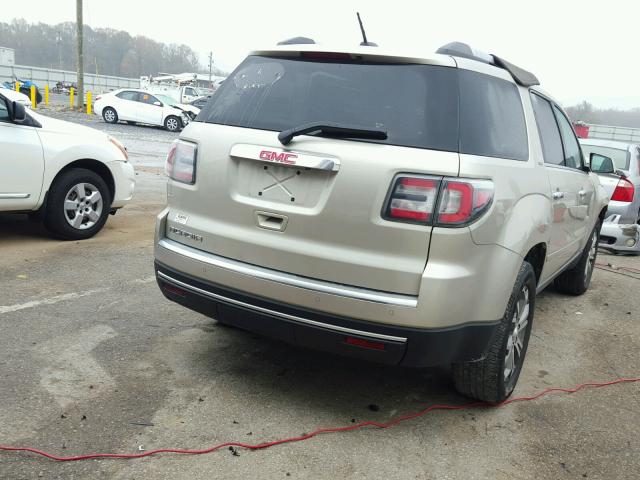 1GKKRSKD4GJ275048 - 2016 GMC ACADIA SLT GOLD photo 4