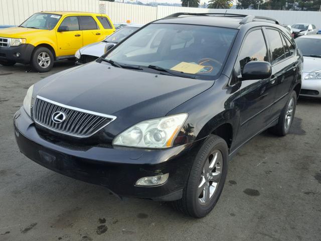 JTJHA31U050080276 - 2005 LEXUS RX 330 BLACK photo 2