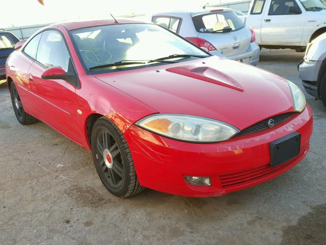 1ZWHT61L425604025 - 2002 MERCURY COUGAR V6 RED photo 1