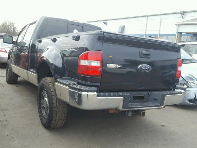 1FTPW04537KD38221 - 2007 FORD F150 SUPER BLACK photo 3