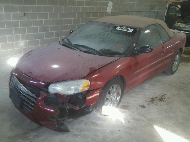 1C3EL65R86N236645 - 2006 CHRYSLER SEBRING LI RED photo 2