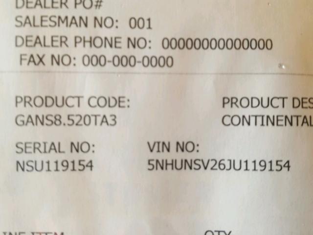 5NHUNSV26JU119154 - 2018 UTILITY TRAILER WHITE photo 10