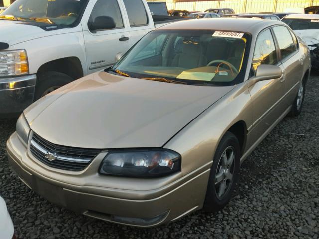 2G1WH52K659228007 - 2005 CHEVROLET IMPALA LS TAN photo 2