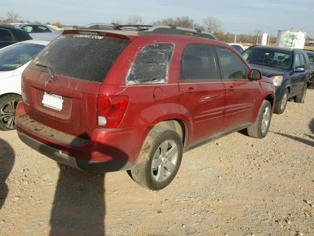 2CKDL63F366010879 - 2006 PONTIAC TORRENT RED photo 4