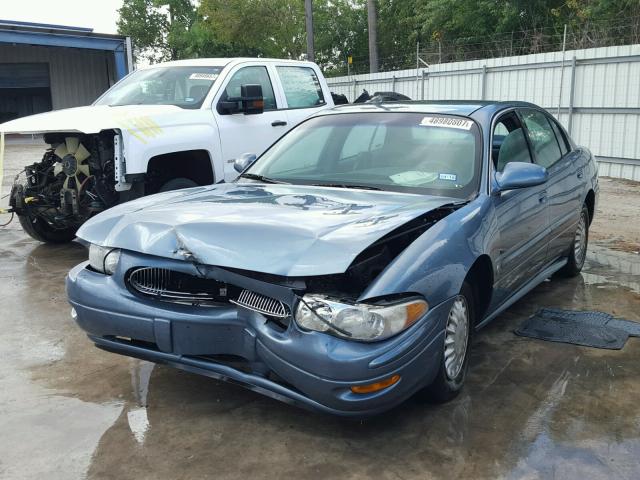 1G4HP54K814267920 - 2001 BUICK LESABRE CU BLUE photo 2