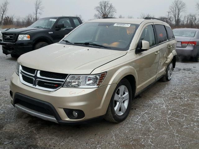 3D4PH1FG1BT565366 - 2011 DODGE JOURNEY MA GOLD photo 2