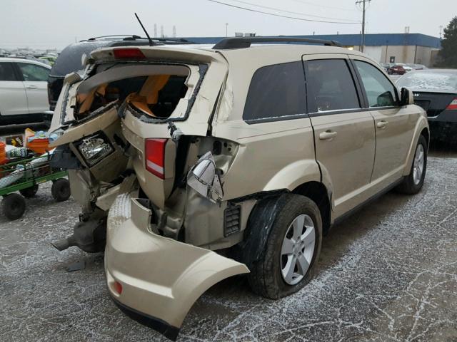 3D4PH1FG1BT565366 - 2011 DODGE JOURNEY MA GOLD photo 4