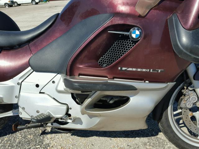 WB10555A8YZD73598 - 2000 BMW K1200 LT MAROON photo 7