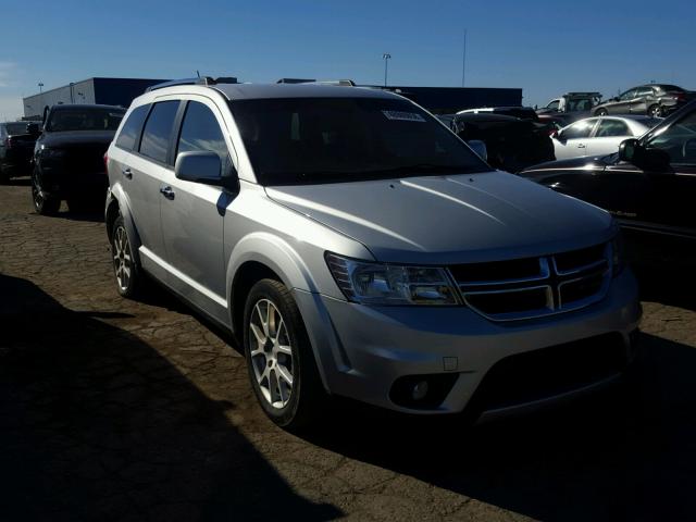 3C4PDDDG0ET141176 - 2014 DODGE JOURNEY LI SILVER photo 1