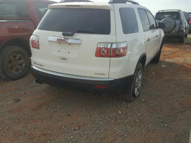 1GKEV13718J116159 - 2008 GMC ACADIA SLE WHITE photo 4