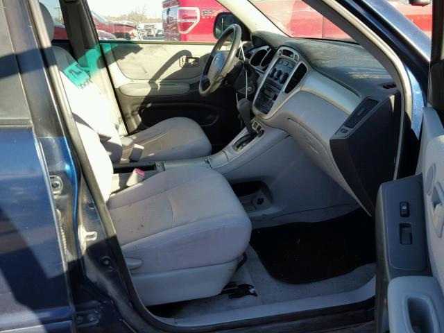 JTEEP21A240022202 - 2004 TOYOTA HIGHLANDER BLUE photo 5