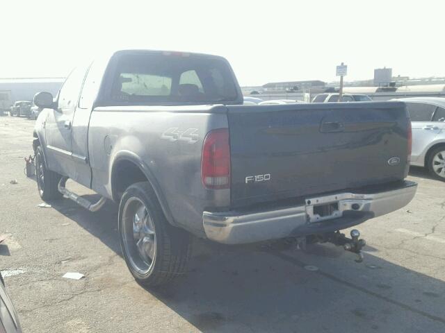 1FTRX18L72KC65707 - 2002 FORD F150 BLACK photo 3