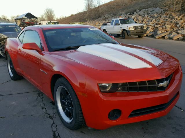 2G1FA1EV3A9150119 - 2010 CHEVROLET CAMARO LS ORANGE photo 1