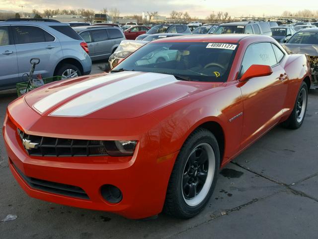 2G1FA1EV3A9150119 - 2010 CHEVROLET CAMARO LS ORANGE photo 2