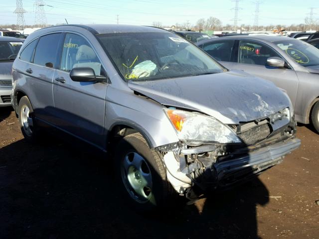 3CZRE38328G709734 - 2008 HONDA CR-V LX SILVER photo 1