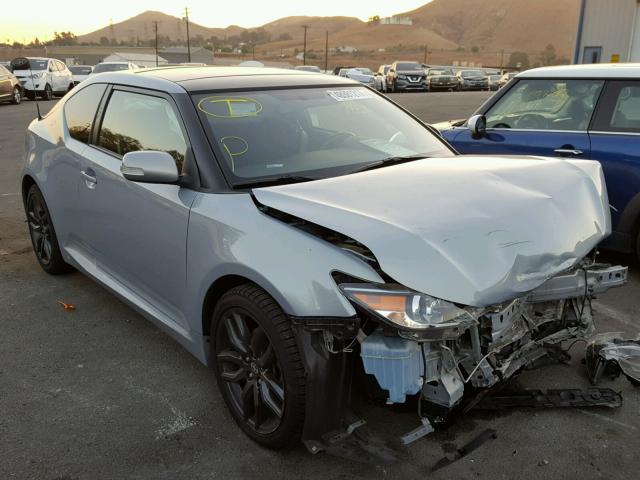 JTKJF5C70E3072632 - 2014 TOYOTA SCION TC SILVER photo 1