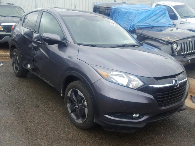 3CZRU5H52JG702420 - 2018 HONDA HR-V EX GRAY photo 1