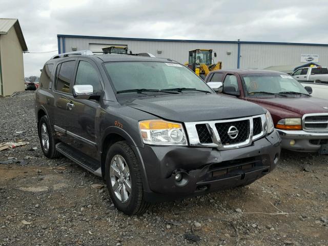 5N1AA0NC7BN610659 - 2011 NISSAN ARMADA SV CHARCOAL photo 1