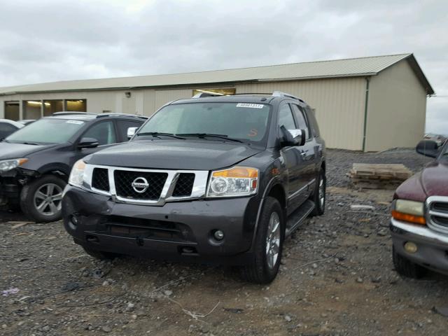 5N1AA0NC7BN610659 - 2011 NISSAN ARMADA SV CHARCOAL photo 2