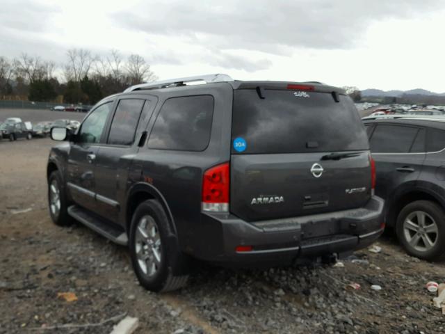 5N1AA0NC7BN610659 - 2011 NISSAN ARMADA SV CHARCOAL photo 3