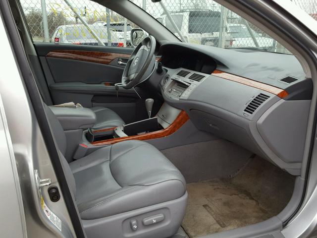 4T1BK36B96U079095 - 2006 TOYOTA AVALON XL SILVER photo 5