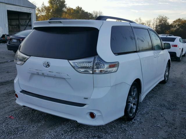 5TDXK3DC9BS041886 - 2011 TOYOTA SIENNA SPO WHITE photo 4