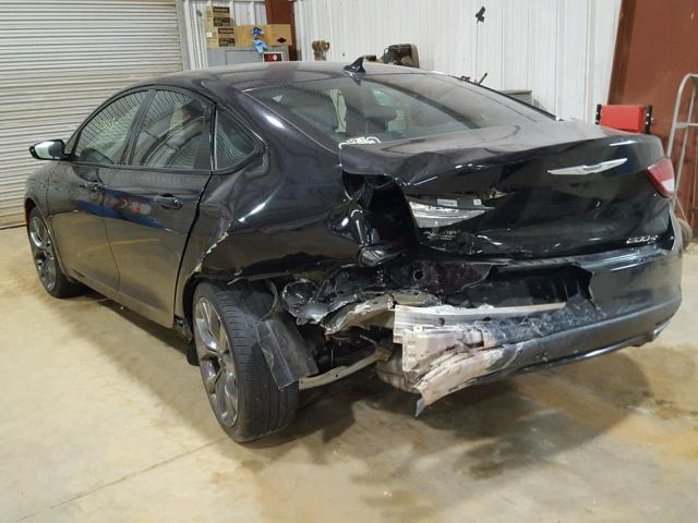 1C3CCCBG6GN134853 - 2016 CHRYSLER 200 S BLACK photo 3