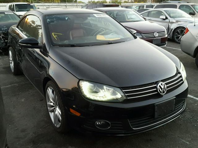 WVWFW7AH2CV019372 - 2012 VOLKSWAGEN EOS LUX 黑色 照片 1