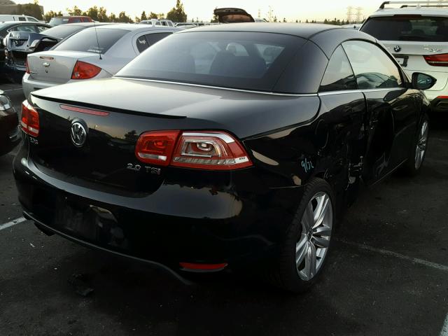 WVWFW7AH2CV019372 - 2012 VOLKSWAGEN EOS LUX 黑色 照片 4