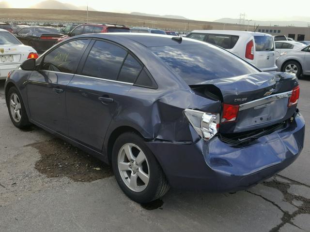 1G1PC5SB2D7270242 - 2013 CHEVROLET CRUZE LT BLUE photo 3